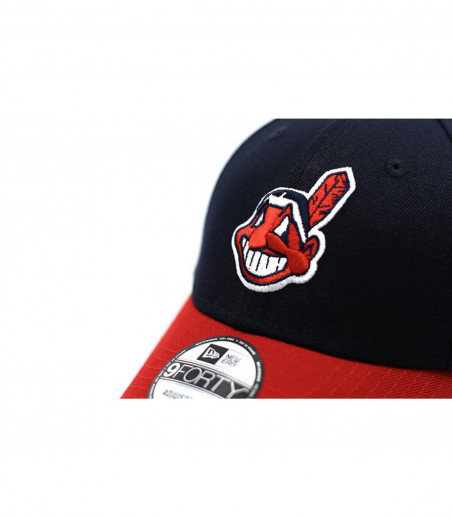 Indians cap blue red